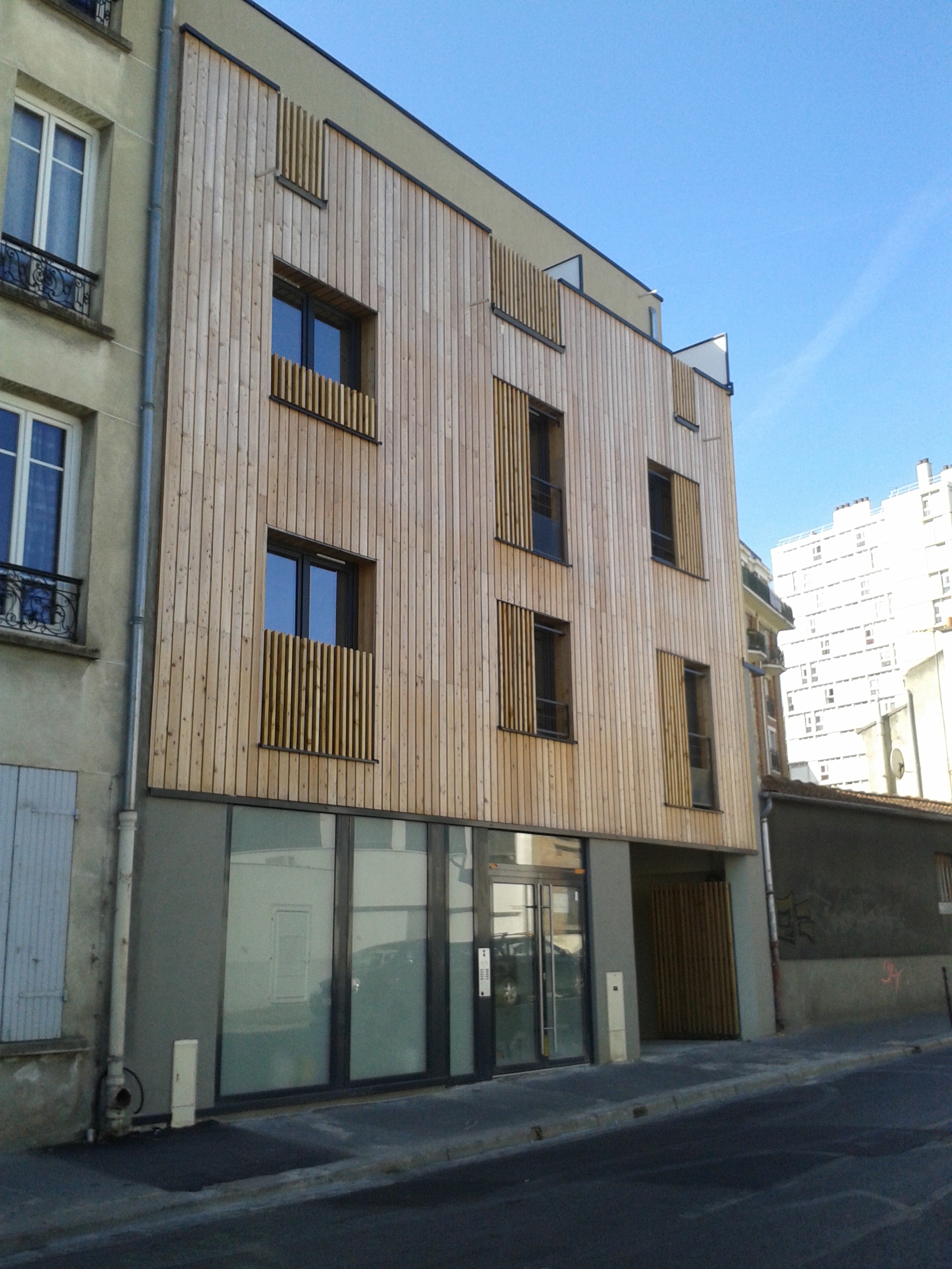 Construction d'un immeuble de 10 logements à Ivry-sur-Seine en Il-de-France
